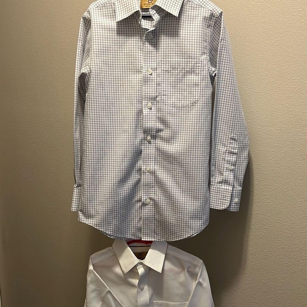 Class Club Blue Casual Button Down Shirt